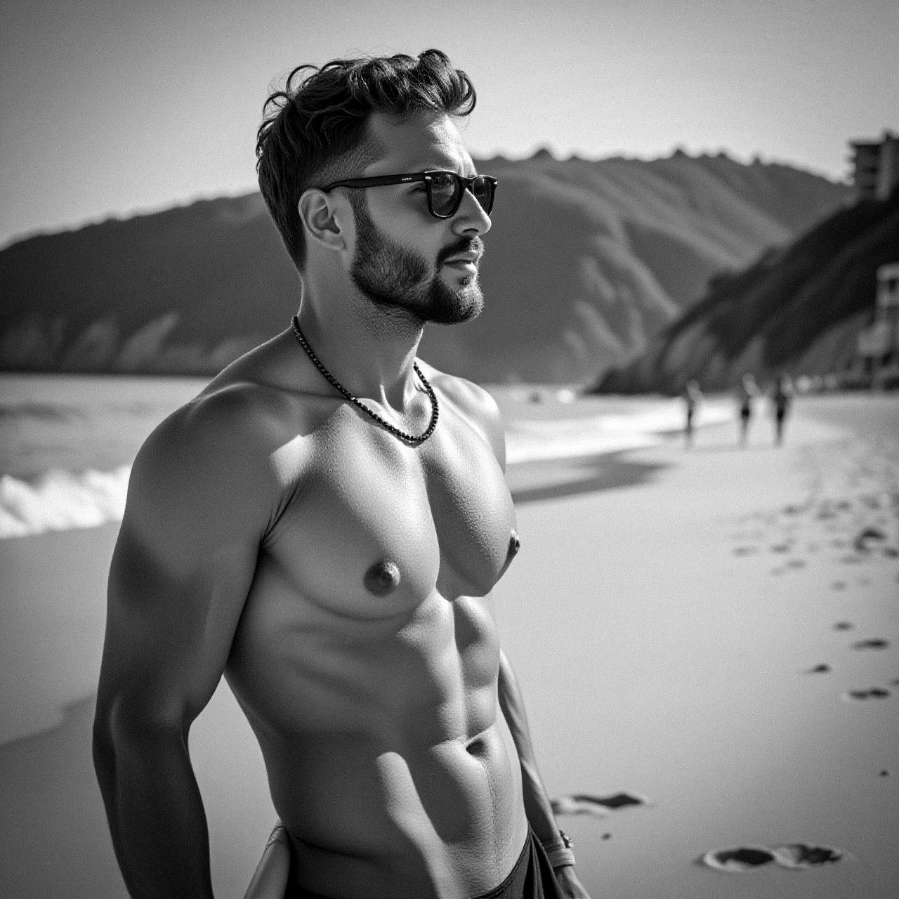 Sun-Kissed Beach Adonis